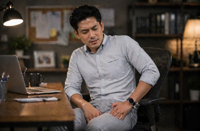 Duduk Lama, Pakaian Ketat, dan Area Sensitif yang Mulai Reaktif